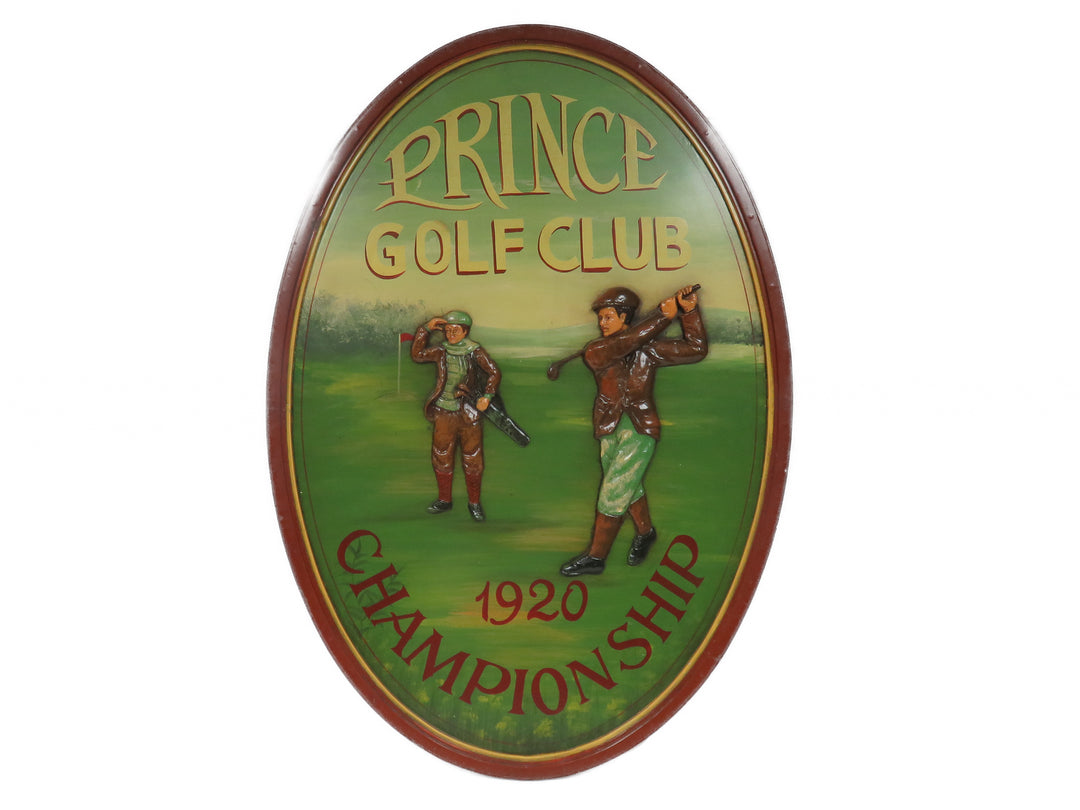 Prince Gold Club Sign