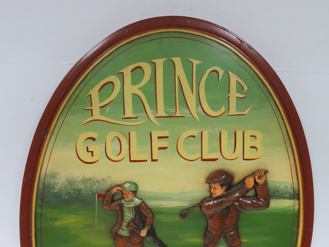 Prince Gold Club Sign
