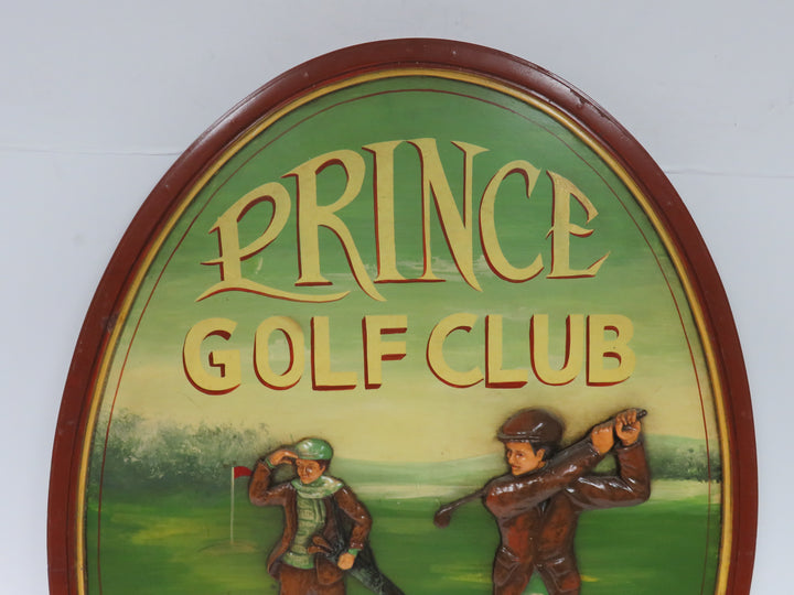 Prince Gold Club Sign