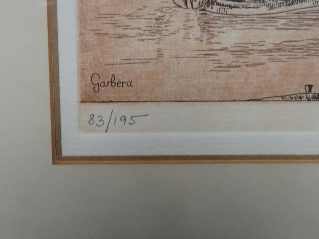 Sailboat Etching