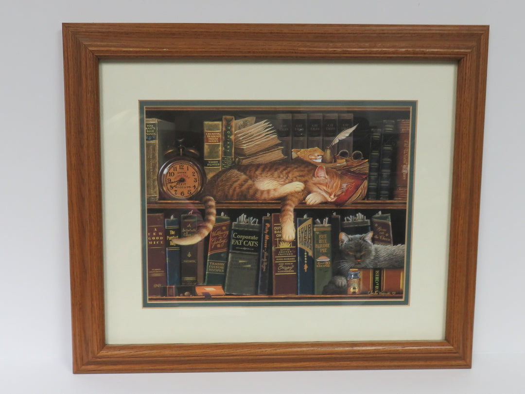 Charles Wysocki Cat Print