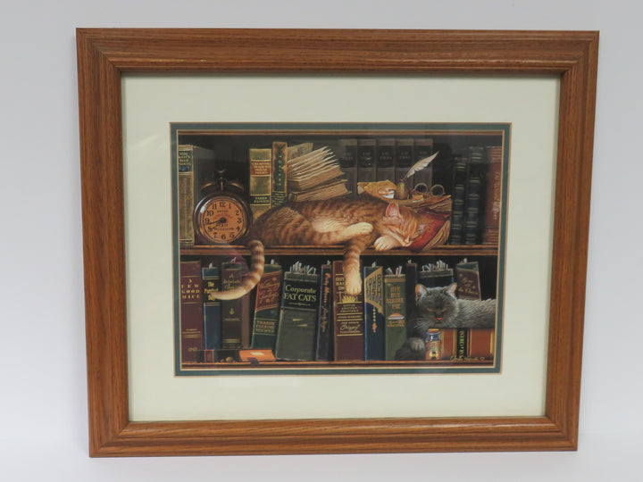 Charles Wysocki Cat Print