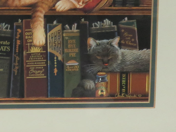 Charles Wysocki Cat Print