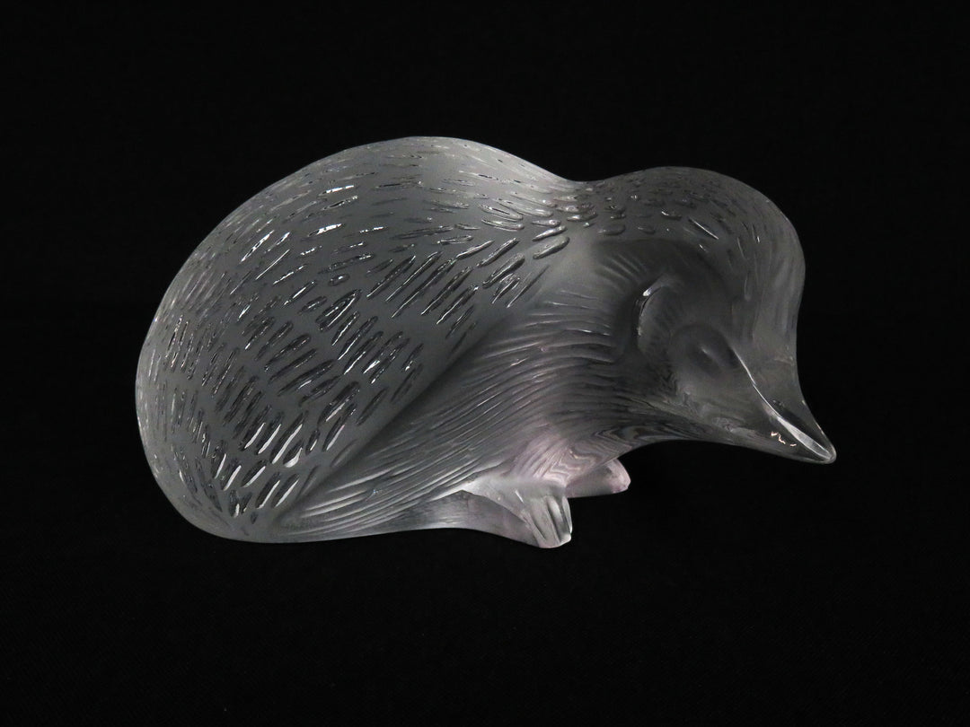 Lalique Hedgehog Figurine