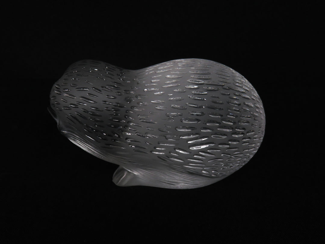 Lalique Hedgehog Figurine