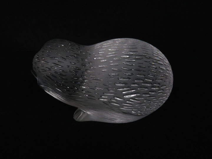 Lalique Hedgehog Figurine