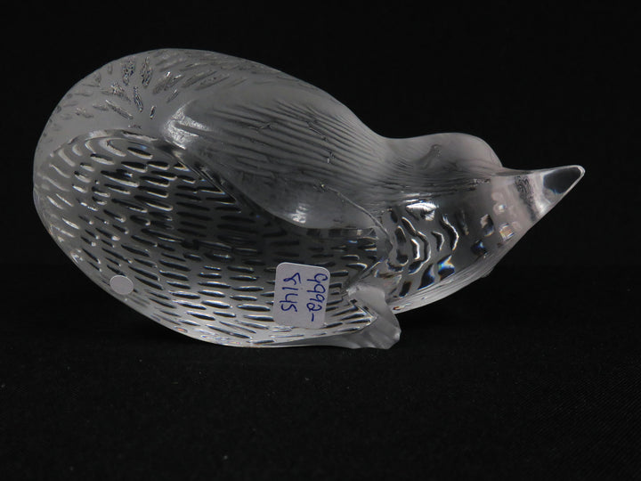 Lalique Hedgehog Figurine