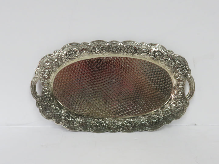 Silverplate Cream & Sugar with Underplate
