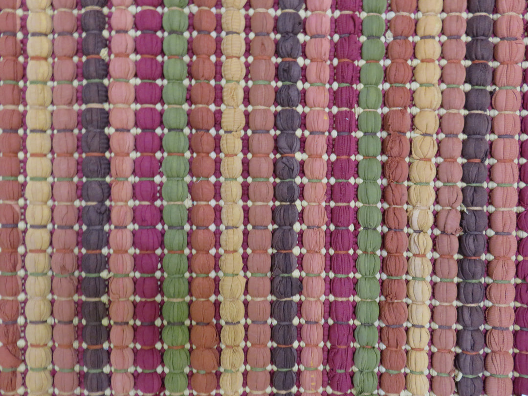 Earthtone Striped Scatter Rug
