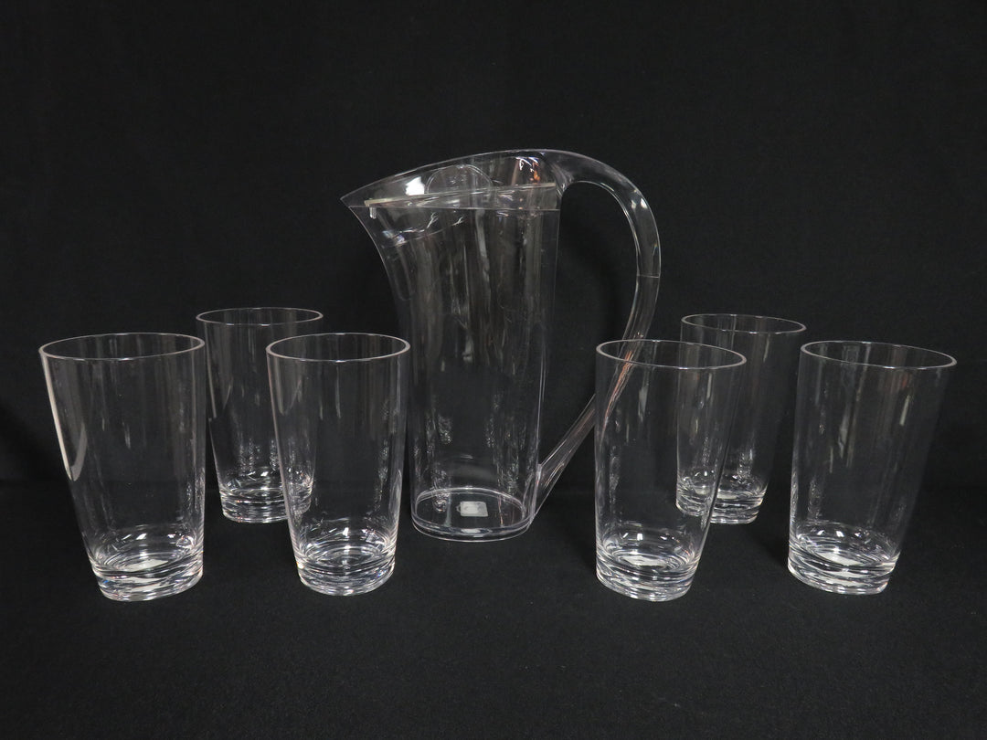 Lucite Modern Drink Set