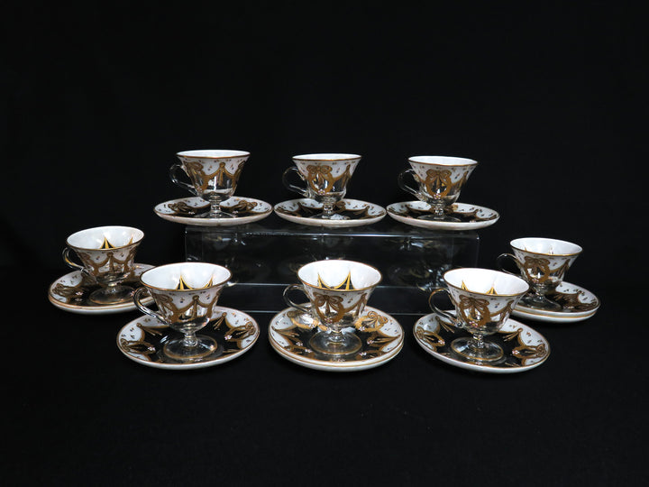 Venetian Cups and Saucers