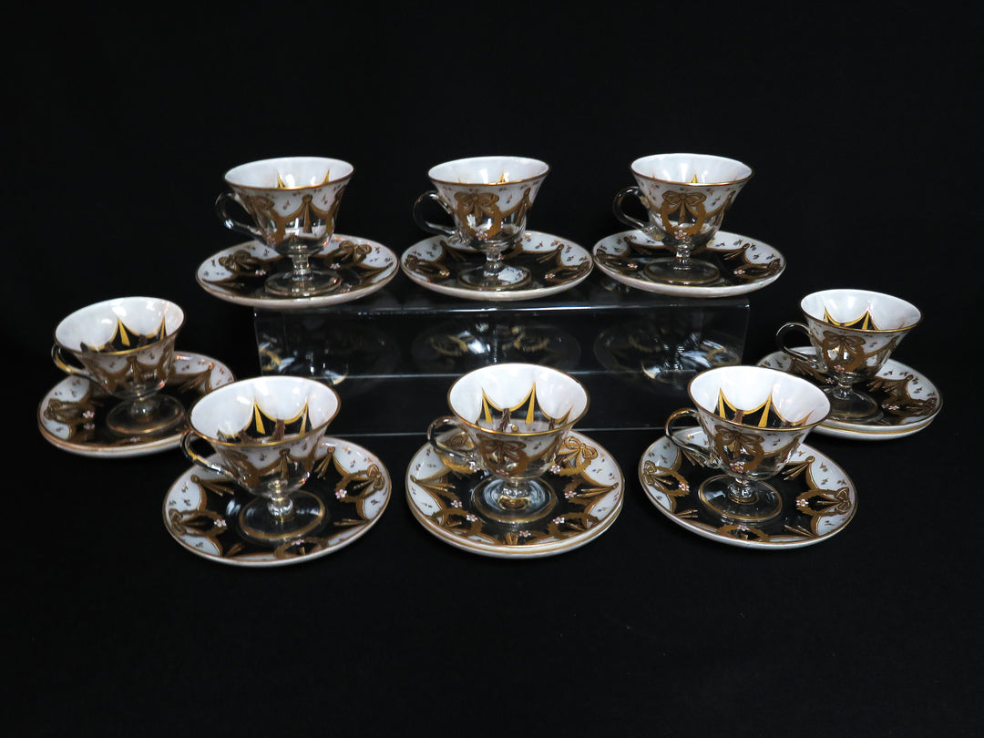 Venetian Cups and Saucers