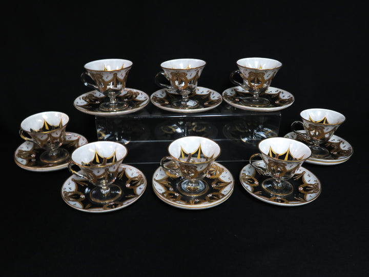 Venetian Cups and Saucers