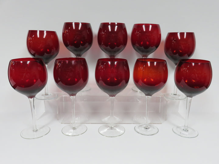 Lenox Ruby Gems Wine Glasses