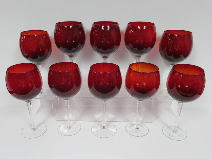 Lenox Ruby Gems Wine Glasses