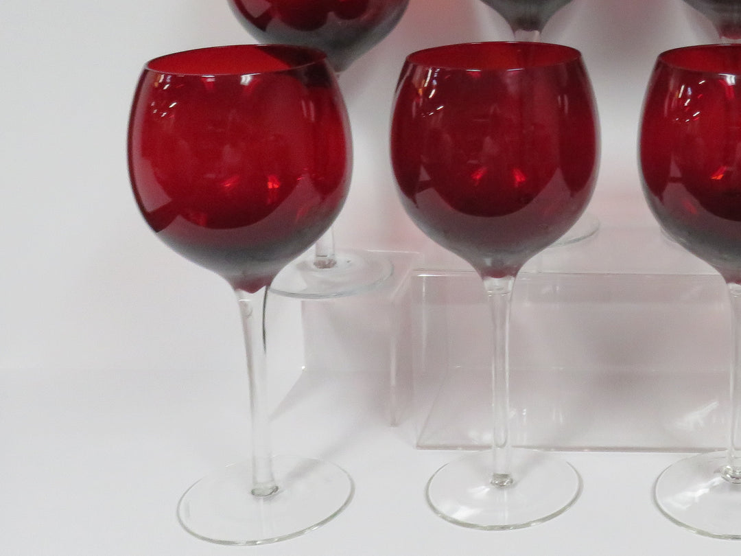 Lenox Ruby Gems Wine Glasses