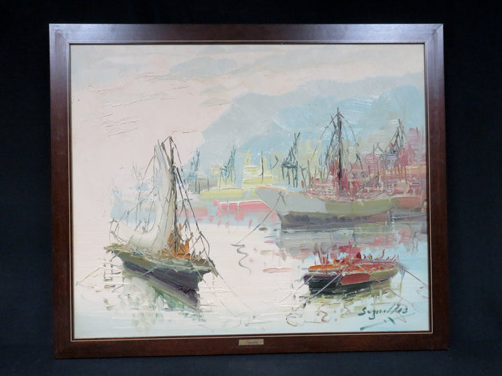 Vintage Oil Painting Signed Segrelles