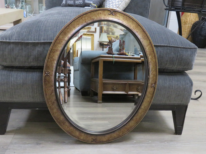Oval Beveled Mirror