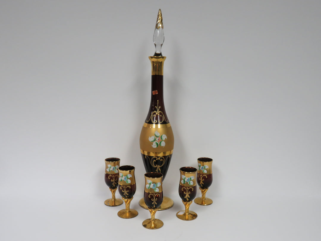 Cordial Decanter & Glass Set