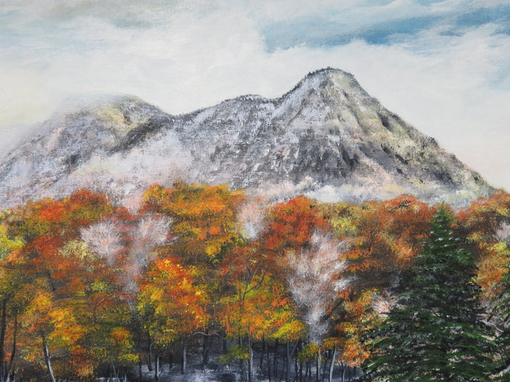 Oregon Fall Mountain Scene Painting