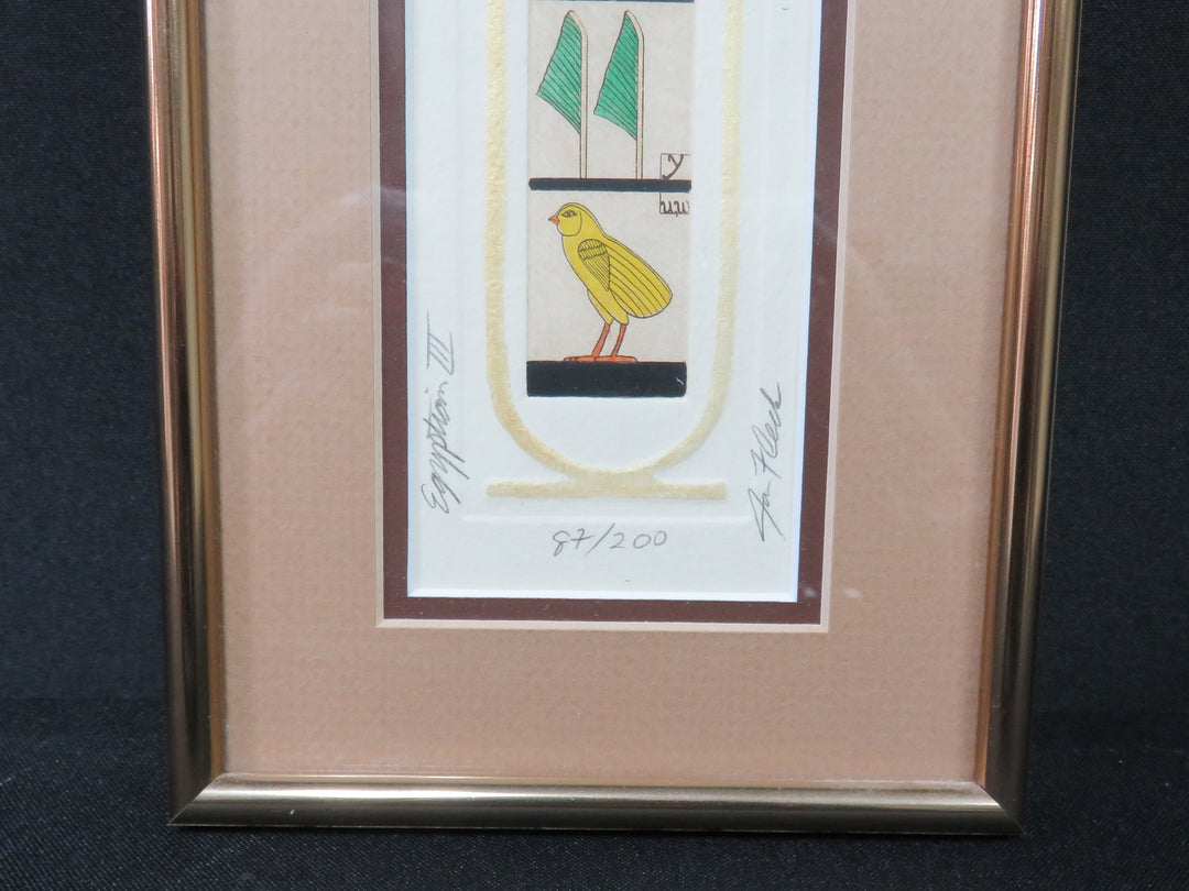 Hand Colored Etching