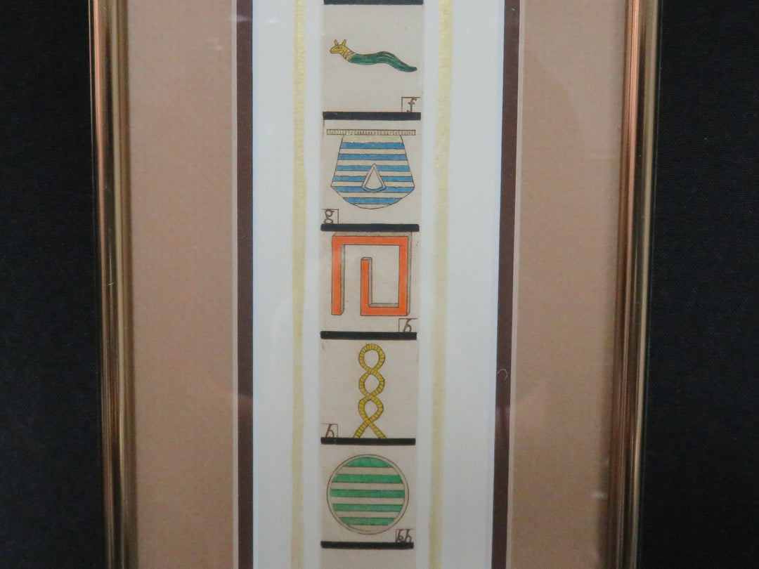 Hand Colored Etching