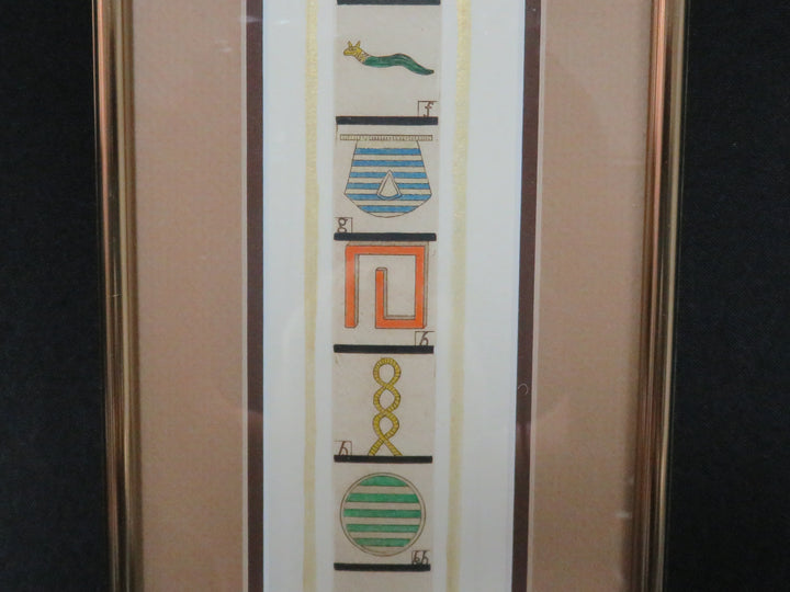 Hand Colored Etching