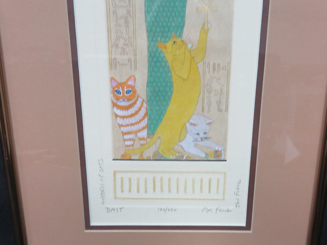 Hand Colored Etching