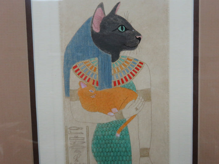 Hand Colored Etching