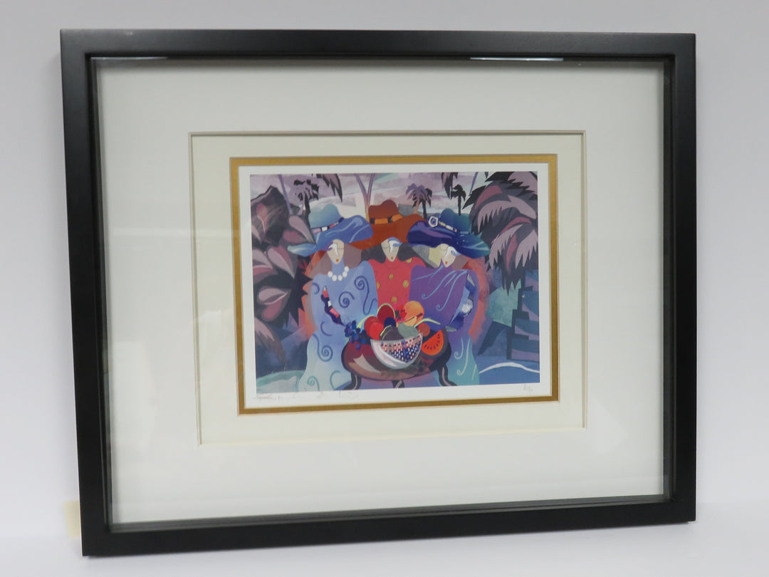 Summer Cafe Scene Print