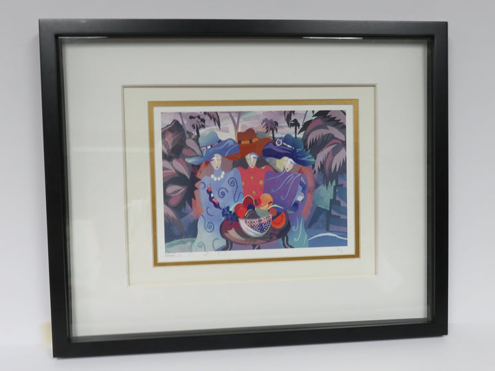 Summer Cafe Scene Print