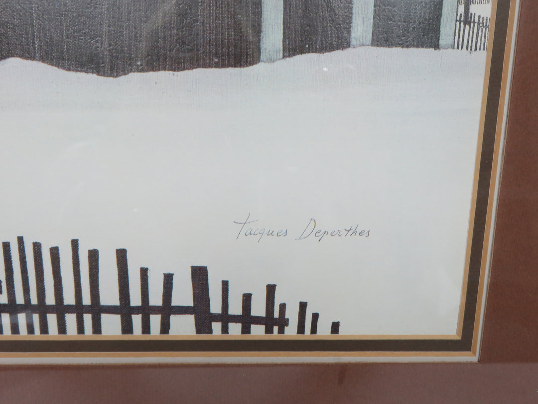 Jacques Deperthes Lithograph Farm Print