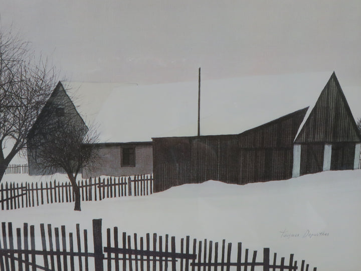Jacques Deperthes Lithograph Farm Print