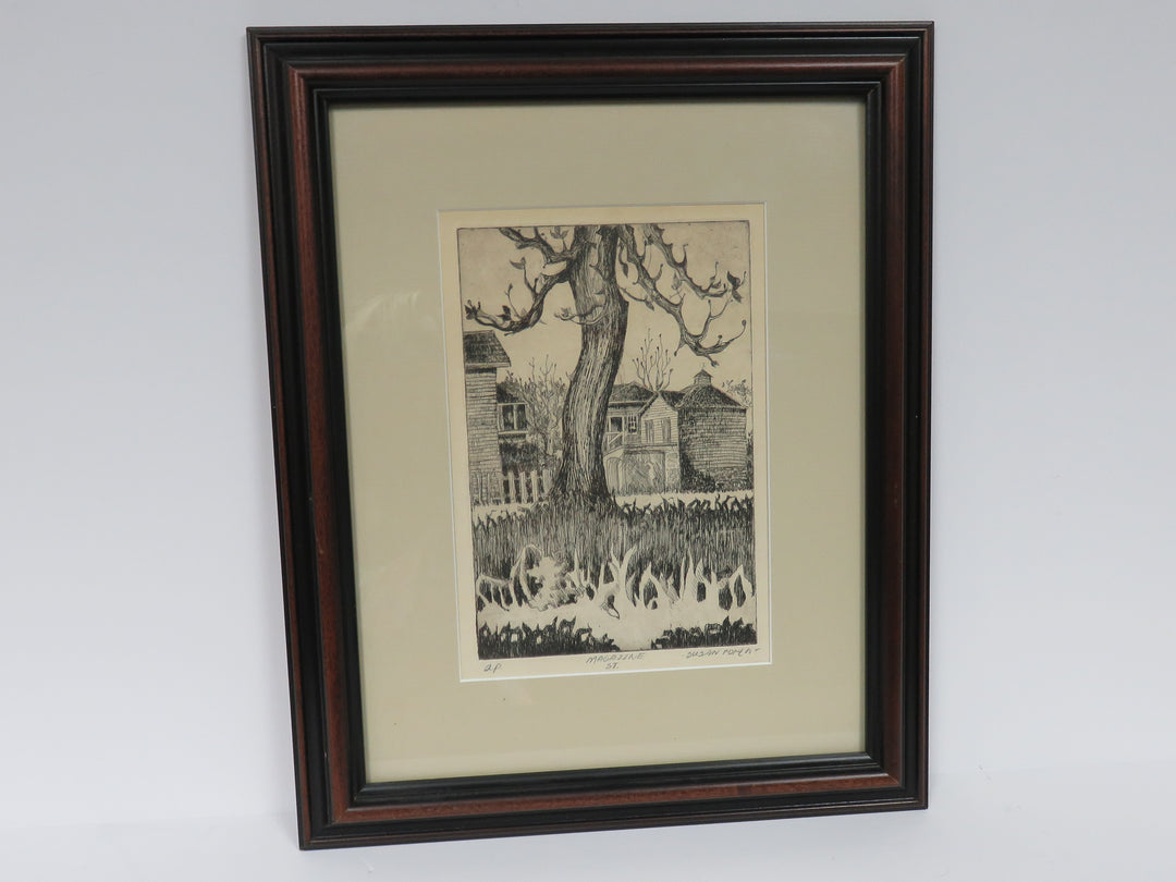 Susan North Etching
