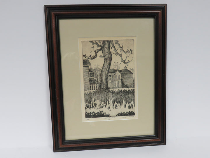 Susan North Etching