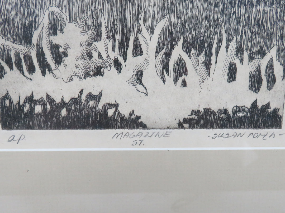 Susan North Etching