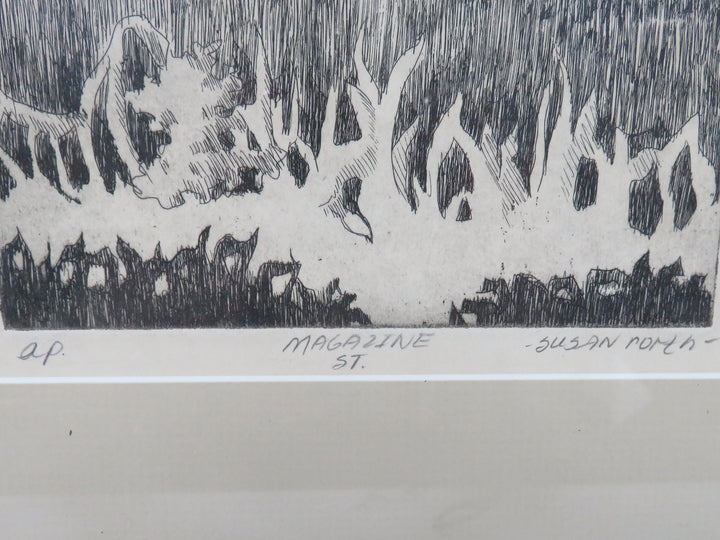 Susan North Etching