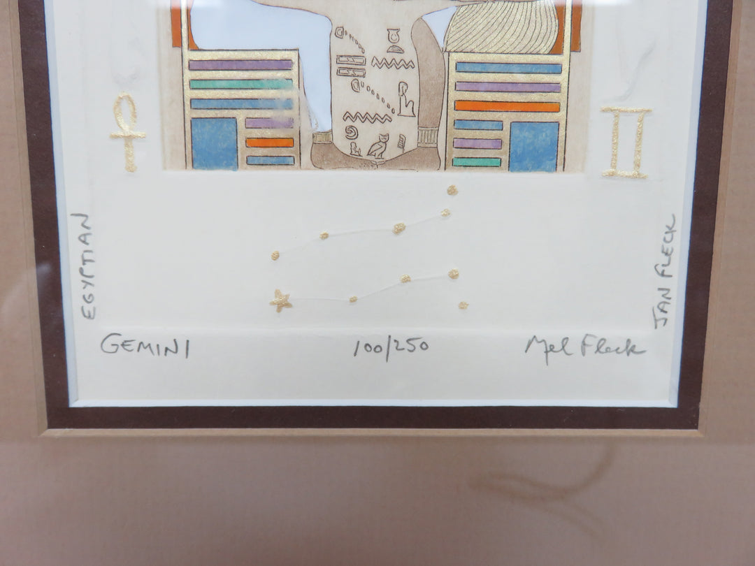 Hand Colored Etching