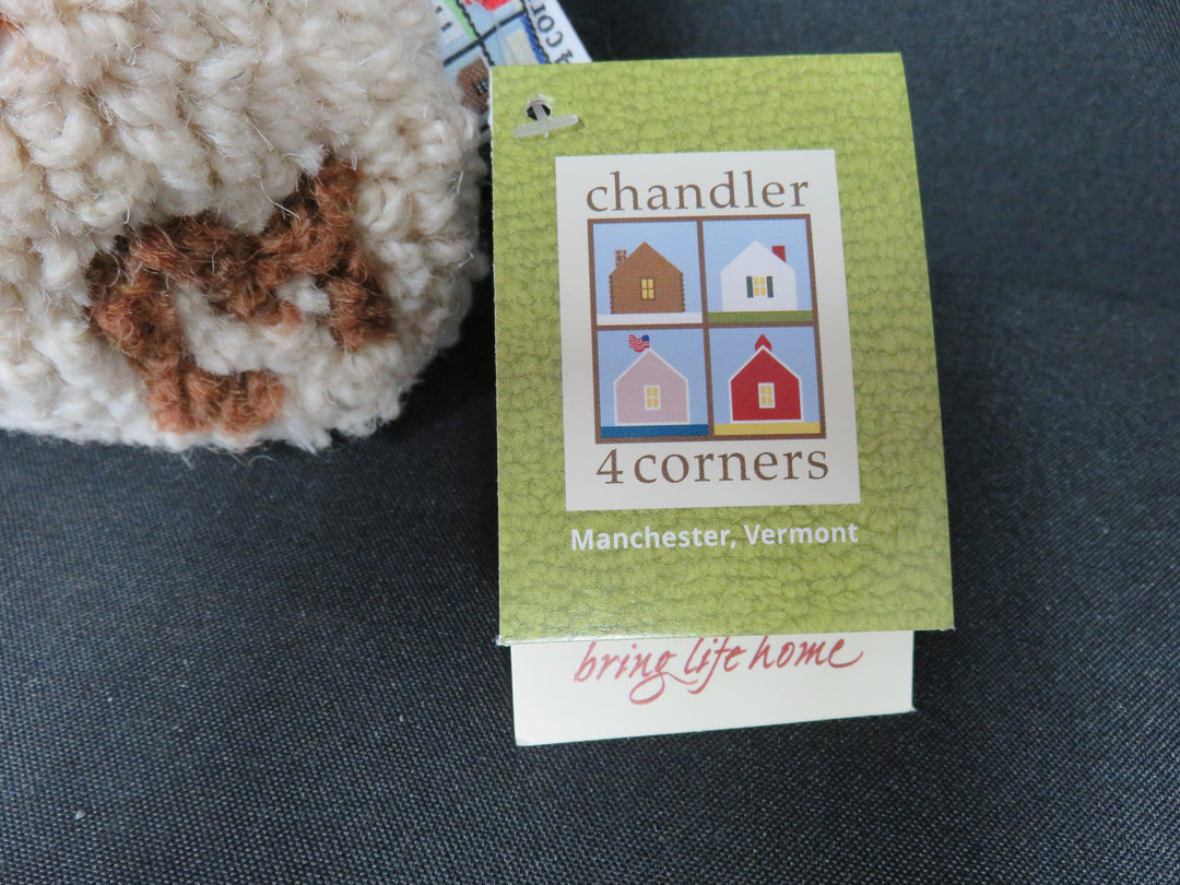 Chandler Four Corners Hooked Pillow