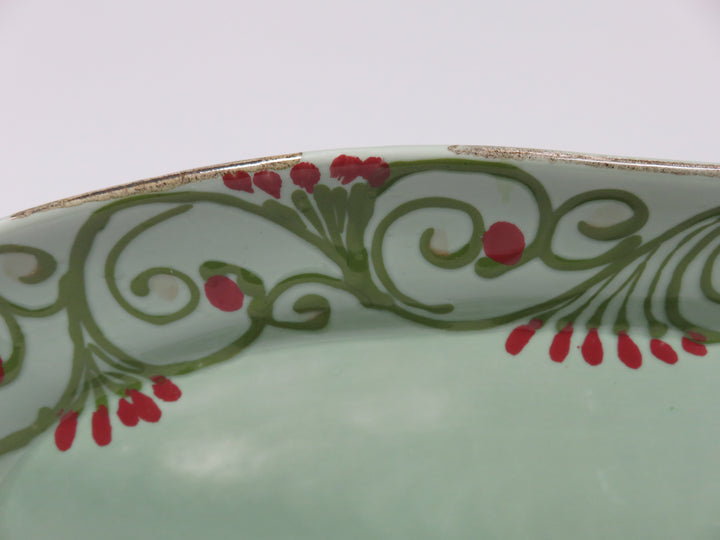 Vietri Green and Red Platter