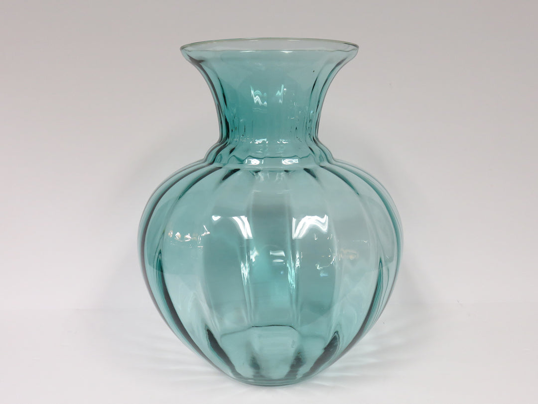 Aqua Glass Vase