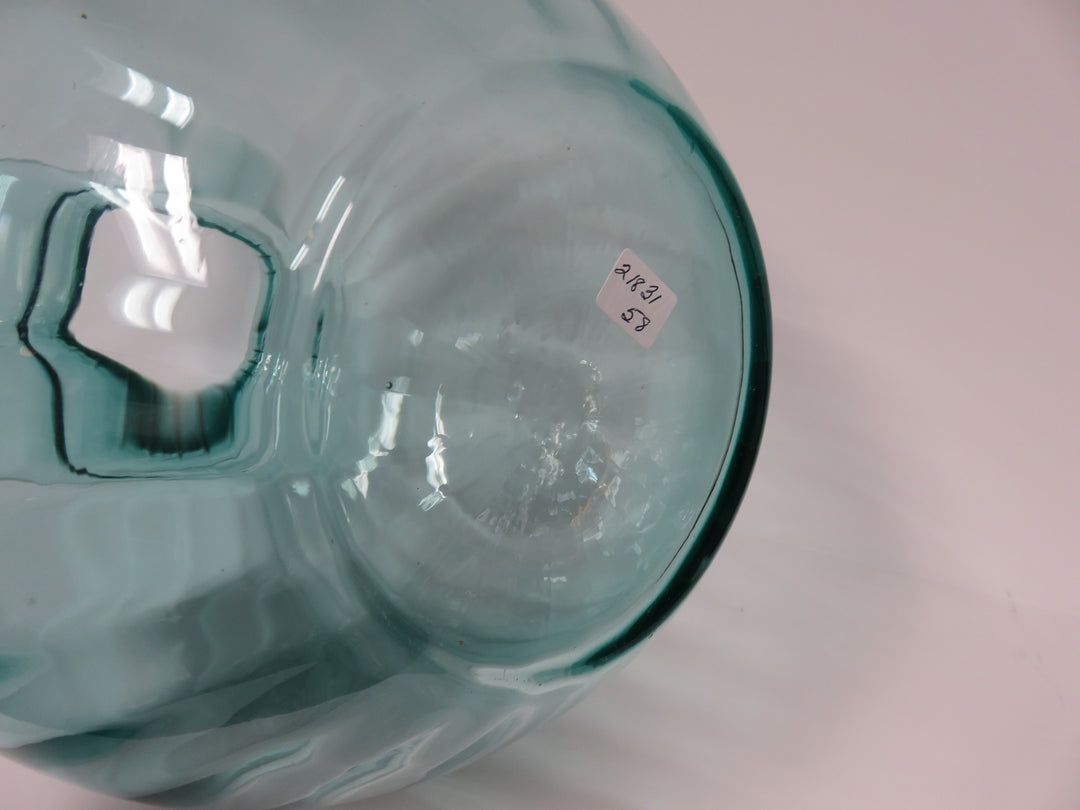 Aqua Glass Vase
