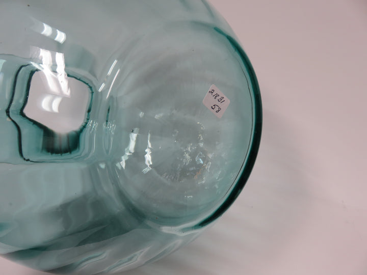 Aqua Glass Vase
