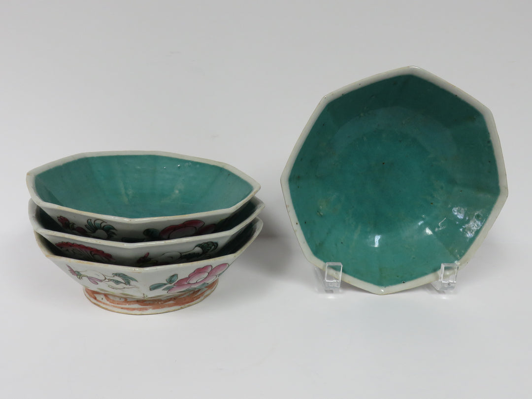 Chinese Nyonya Porcelain Bowls