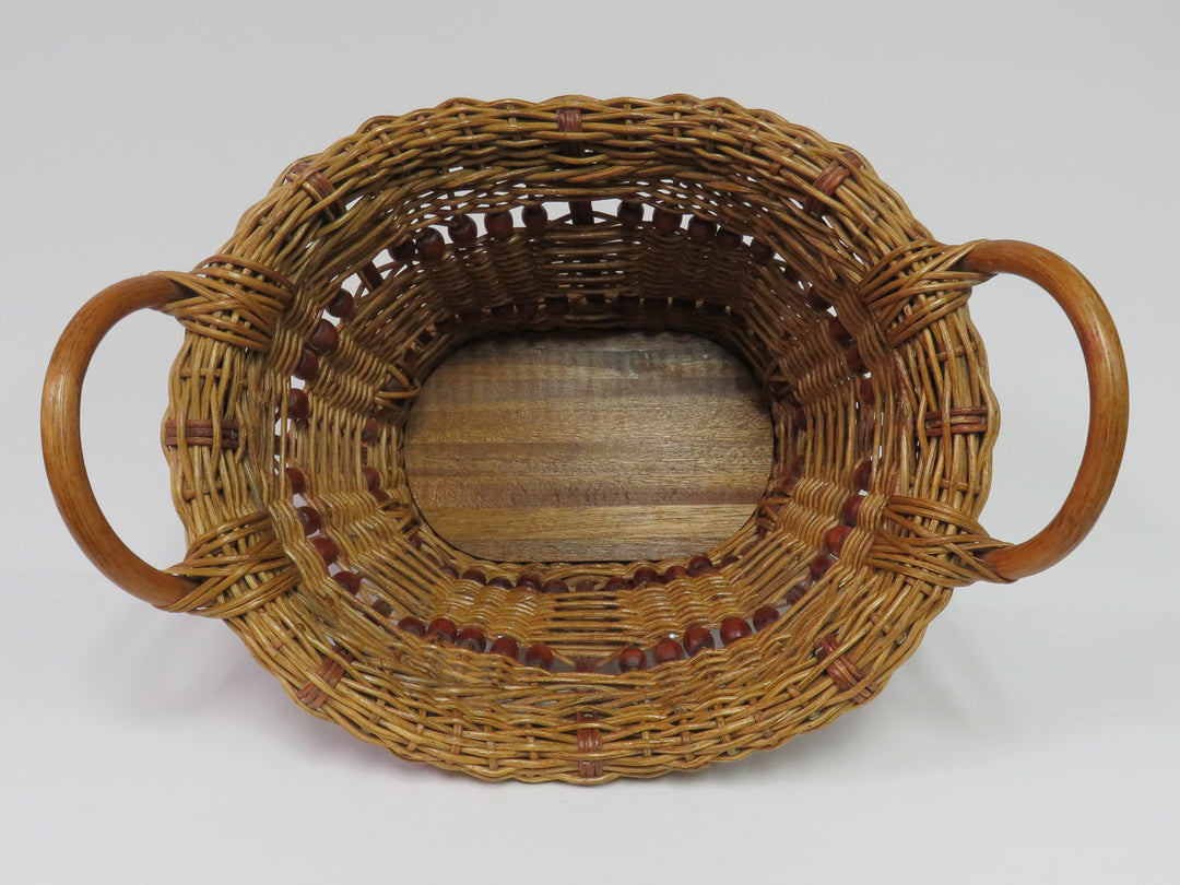Wicker Oval Basket