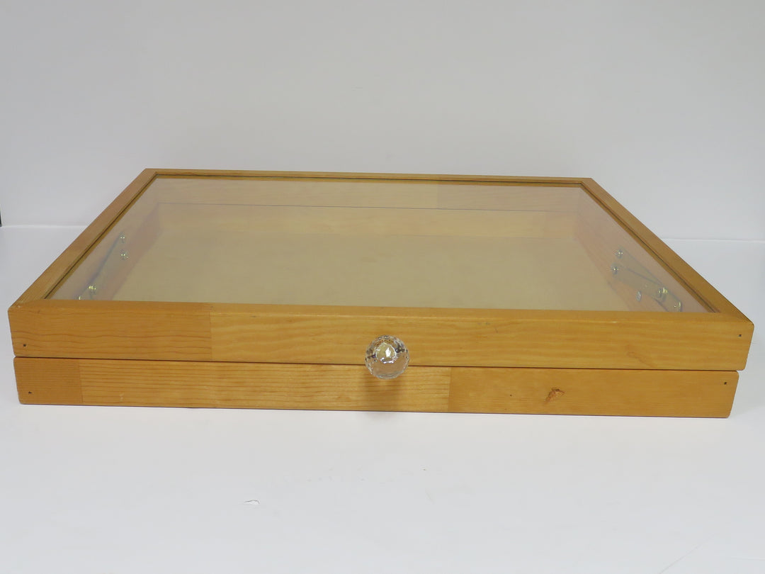 Light Wood Display Case
