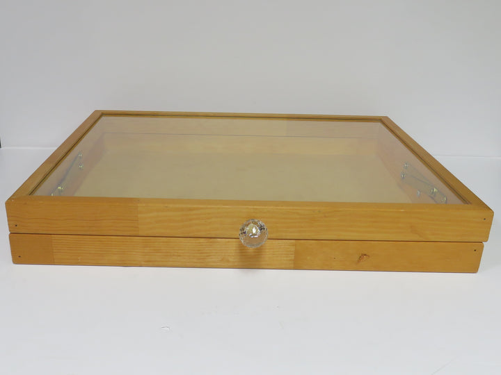 Light Wood Display Case