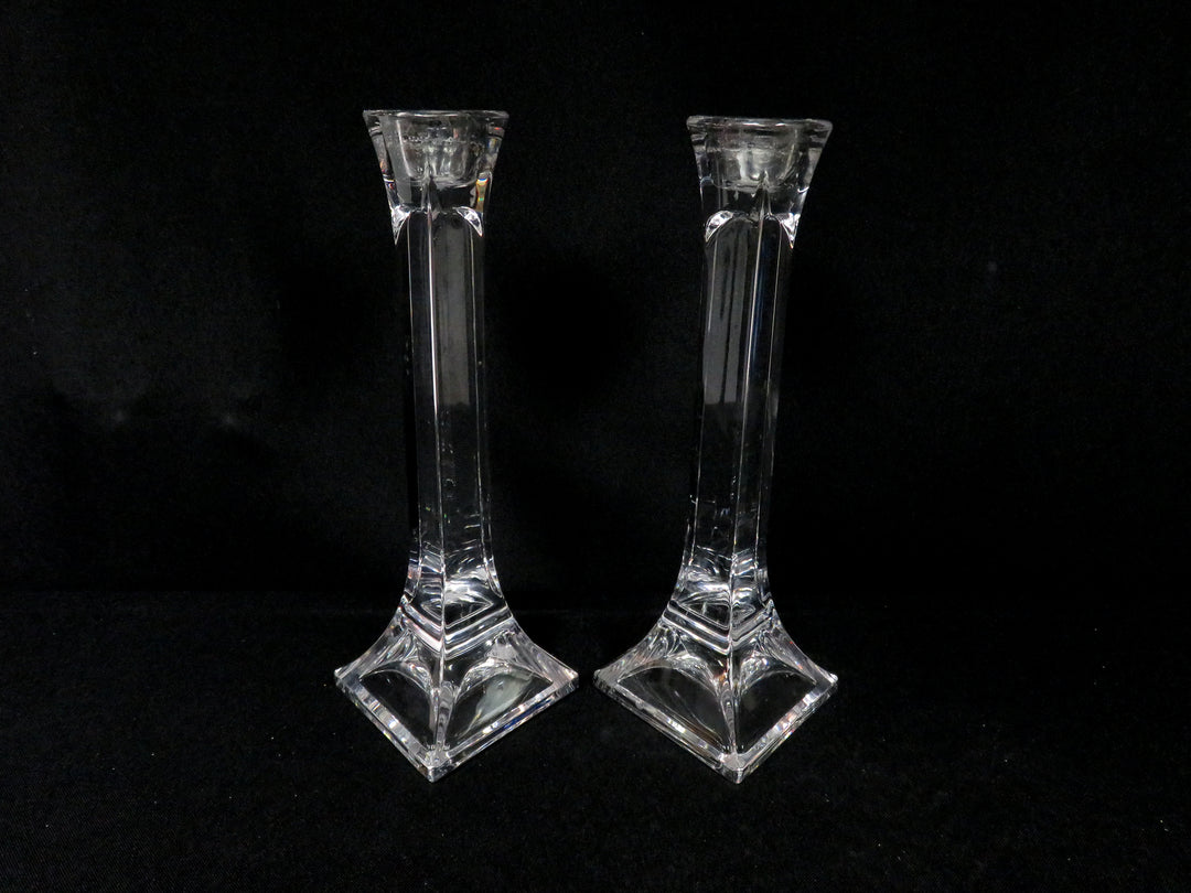 Glass Column Candlesticks