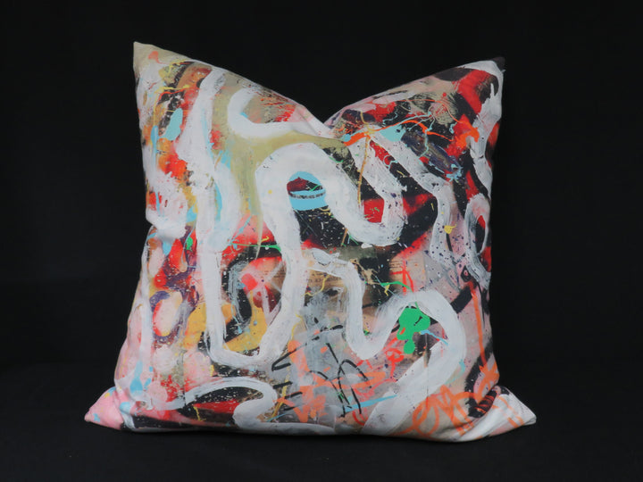 Colorful Throw Pillow