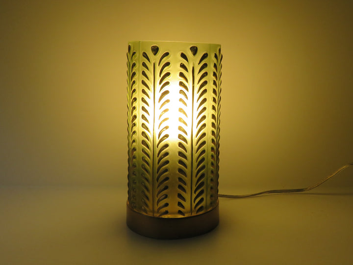Green Glass Accent Lamp
